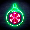 ADVPRO Christmas Tree Ornament Ultra-Bright LED Neon Sign fnu0134 - Green & Pink
