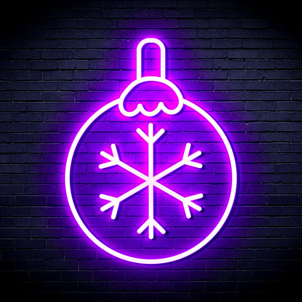 ADVPRO Christmas Tree Ornament Ultra-Bright LED Neon Sign fnu0134 - Purple