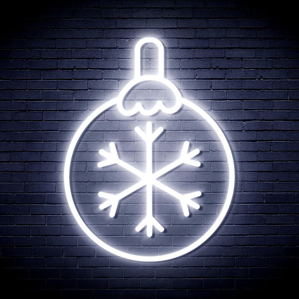 ADVPRO Christmas Tree Ornament Ultra-Bright LED Neon Sign fnu0134 - White
