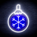 ADVPRO Christmas Tree Ornament Ultra-Bright LED Neon Sign fnu0134 - White & Blue