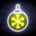 ADVPRO Christmas Tree Ornament Ultra-Bright LED Neon Sign fnu0134 - White & Yellow