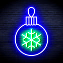 ADVPRO Christmas Tree Ornament Ultra-Bright LED Neon Sign fnu0135 - Green & Blue