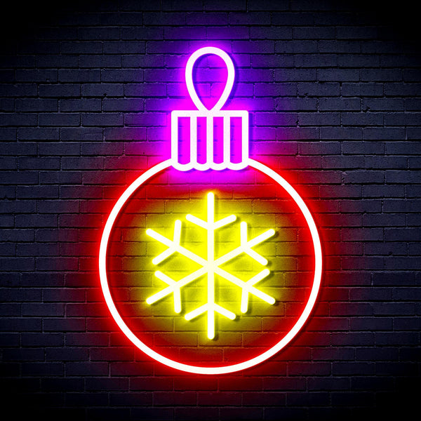 ADVPRO Christmas Tree Ornament Ultra-Bright LED Neon Sign fnu0135 - Multi-Color 6