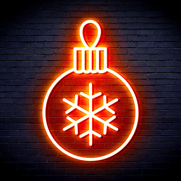 ADVPRO Christmas Tree Ornament Ultra-Bright LED Neon Sign fnu0135 - Orange