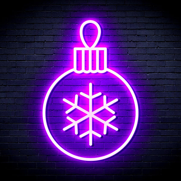 ADVPRO Christmas Tree Ornament Ultra-Bright LED Neon Sign fnu0135 - Purple