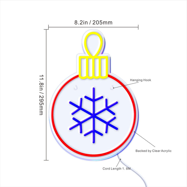 ADVPRO Christmas Tree Ornament Ultra-Bright LED Neon Sign fnu0135 - Size