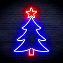 ADVPRO Christmas Tree and Star Ultra-Bright LED Neon Sign fnu0136 - Blue & Red