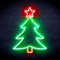 ADVPRO Christmas Tree and Star Ultra-Bright LED Neon Sign fnu0136 - Green & Red