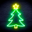 ADVPRO Christmas Tree and Star Ultra-Bright LED Neon Sign fnu0136 - Green & Yellow