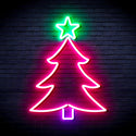 ADVPRO Christmas Tree and Star Ultra-Bright LED Neon Sign fnu0136 - Multi-Color 2