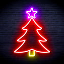 ADVPRO Christmas Tree and Star Ultra-Bright LED Neon Sign fnu0136 - Multi-Color 5