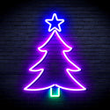 ADVPRO Christmas Tree and Star Ultra-Bright LED Neon Sign fnu0136 - Multi-Color 7