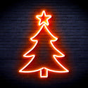 ADVPRO Christmas Tree and Star Ultra-Bright LED Neon Sign fnu0136 - Orange