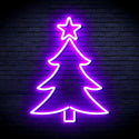 ADVPRO Christmas Tree and Star Ultra-Bright LED Neon Sign fnu0136 - Purple