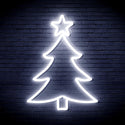ADVPRO Christmas Tree and Star Ultra-Bright LED Neon Sign fnu0136 - White