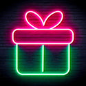 ADVPRO Christmas Present Ultra-Bright LED Neon Sign fnu0139 - Green & Pink
