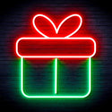ADVPRO Christmas Present Ultra-Bright LED Neon Sign fnu0139 - Green & Red