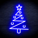 ADVPRO Modern Christmas Tree Ultra-Bright LED Neon Sign fnu0140 - Blue
