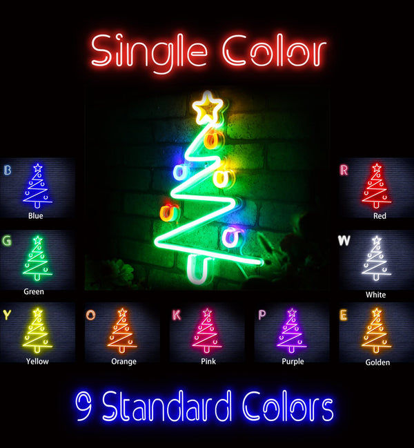 ADVPRO Modern Christmas Tree Ultra-Bright LED Neon Sign fnu0140 - Classic