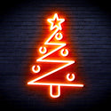 ADVPRO Modern Christmas Tree Ultra-Bright LED Neon Sign fnu0140 - Orange