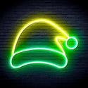 ADVPRO Christmas Hat Ultra-Bright LED Neon Sign fnu0141 - Green & Yellow