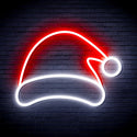 ADVPRO Christmas Hat Ultra-Bright LED Neon Sign fnu0141 - White & Red