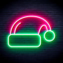 ADVPRO Christmas Hat Ultra-Bright LED Neon Sign fnu0142 - Green & Pink
