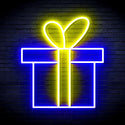 ADVPRO Christmas Present Ultra-Bright LED Neon Sign fnu0143 - Blue & Yellow