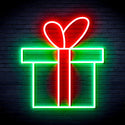 ADVPRO Christmas Present Ultra-Bright LED Neon Sign fnu0143 - Green & Red