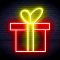 ADVPRO Christmas Present Ultra-Bright LED Neon Sign fnu0143 - Red & Yellow