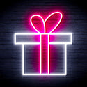 ADVPRO Christmas Present Ultra-Bright LED Neon Sign fnu0143 - White & Pink