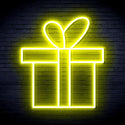 ADVPRO Christmas Present Ultra-Bright LED Neon Sign fnu0143 - Yellow