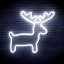 ADVPRO Deer Ultra-Bright LED Neon Sign fnu0146 - White