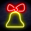 ADVPRO Christmas Bell with Ribbon Ultra-Bright LED Neon Sign fnu0147 - Red & Yellow