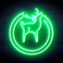 ADVPRO Deer Ultra-Bright LED Neon Sign fnu0148 - Golden Yellow