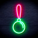 ADVPRO Christmas Tree Ornament Ultra-Bright LED Neon Sign fnu0151 - Green & Pink
