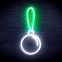 ADVPRO Christmas Tree Ornament Ultra-Bright LED Neon Sign fnu0151 - White & Green