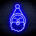 ADVPRO Santa Claus Face Ultra-Bright LED Neon Sign fnu0153 - Blue