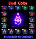 ADVPRO Santa Claus Face Ultra-Bright LED Neon Sign fnu0153 - Dual-Color