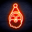 ADVPRO Santa Claus Face Ultra-Bright LED Neon Sign fnu0153 - Orange