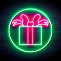 ADVPRO Christmas Present Ultra-Bright LED Neon Sign fnu0154 - Green & Pink