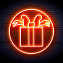ADVPRO Christmas Present Ultra-Bright LED Neon Sign fnu0154 - Orange