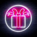 ADVPRO Christmas Present Ultra-Bright LED Neon Sign fnu0154 - White & Pink