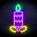 ADVPRO Christmas Candle Ultra-Bright LED Neon Sign fnu0156 - Multi-Color 8