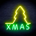 ADVPRO Simple Christmas Tree Ultra-Bright LED Neon Sign fnu0157 - Green & Yellow