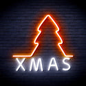 ADVPRO Simple Christmas Tree Ultra-Bright LED Neon Sign fnu0157 - White & Orange