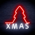ADVPRO Simple Christmas Tree Ultra-Bright LED Neon Sign fnu0157 - White & Red