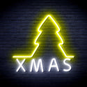 ADVPRO Simple Christmas Tree Ultra-Bright LED Neon Sign fnu0157 - White & Yellow