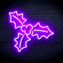 ADVPRO Christmas Holly Ultra-Bright LED Neon Sign fnu0158 - Purple