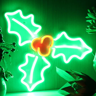 ADVPRO Christmas Holly Ultra-Bright LED Neon Sign fnu0158